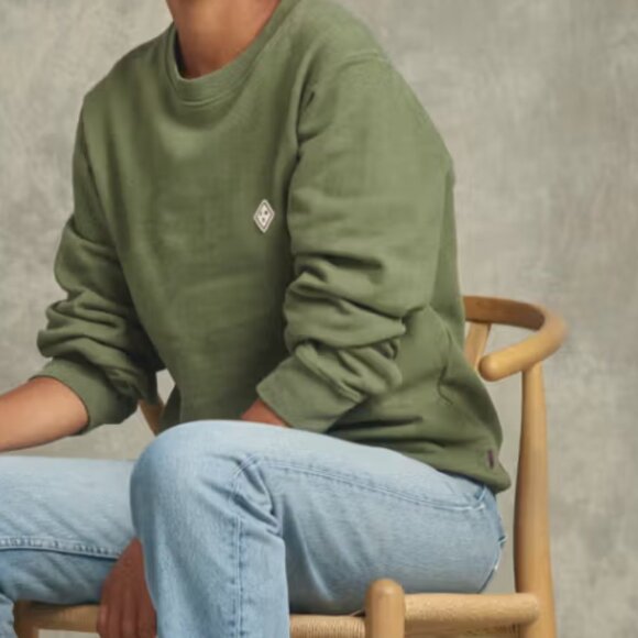 Off-Race Patch Sweatshirt — Dusty Olive - Picture 2 of 5